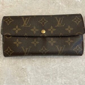 Louis Vuitton Dark Brown Monogram Wallet